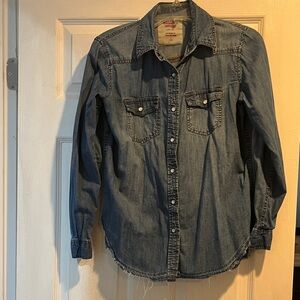 Mossimo Supply Co. Light Blue Denim Shirt